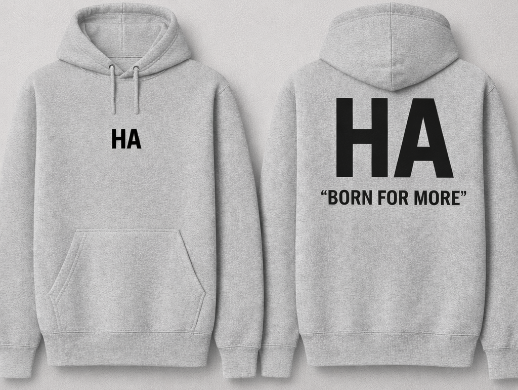 sudadera HA born for more
